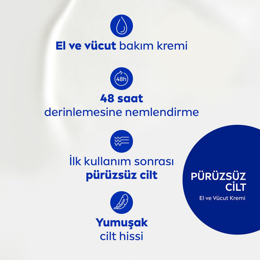 Nivea Irresistibly Smooth Body Cream Dry Skin Shea Butter 400 Ml