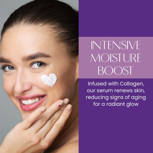 Get Your Glow On! 🌟 Collagen Face Serum - Anti-Aging, Hydrating, and Perfect for Every Skin Type! 💧✨ Clean Beauty, Cruelty-Free, and Dermatologist Approved! 🐰 #KoreanSkincare #GlowUp