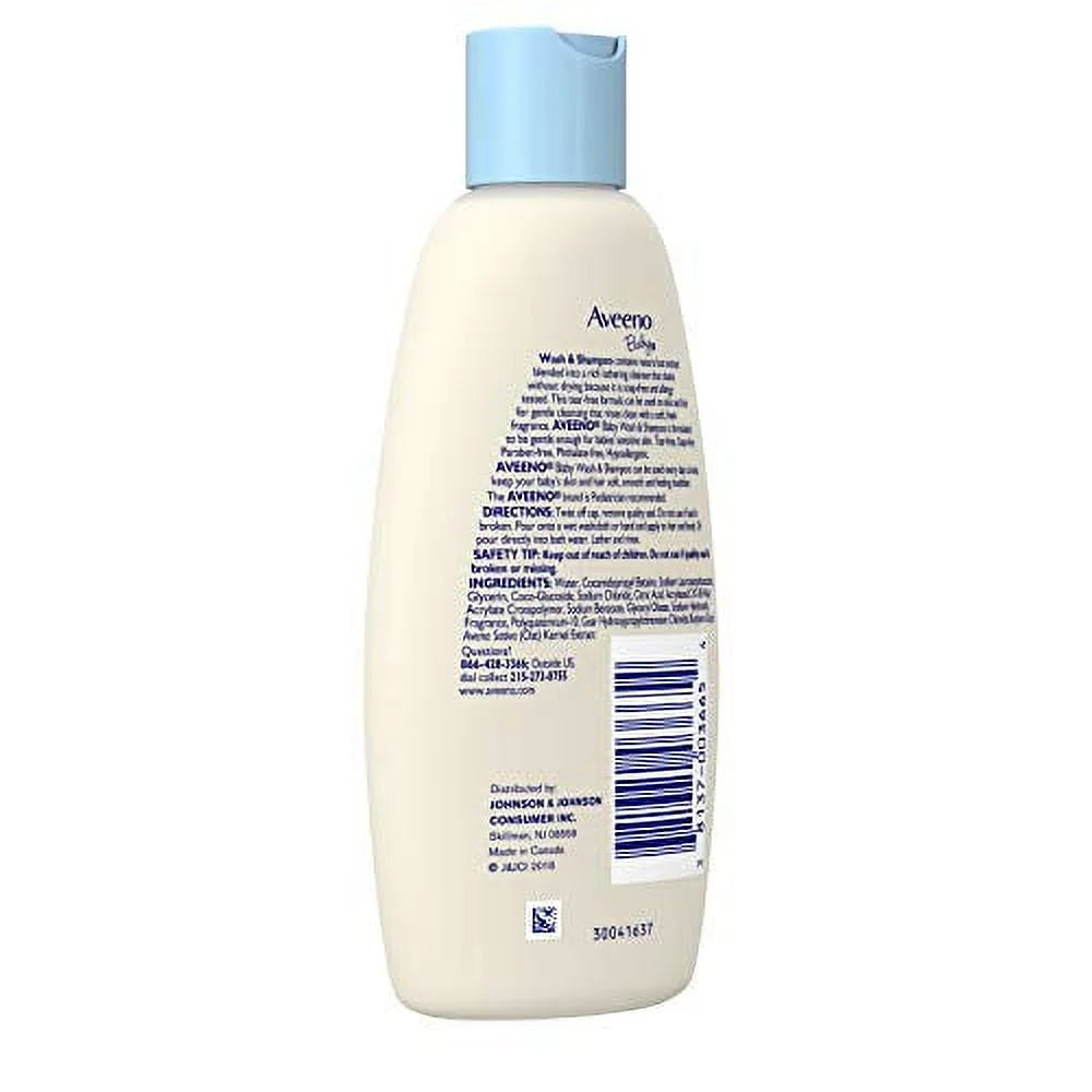 Baby Wash and Shampoo 8 Oz