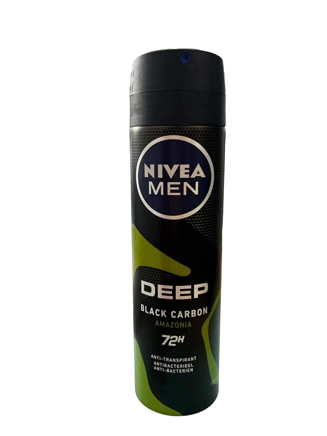6Er Pack - Nivea Men Deospray - Deep Black Carbon Amazonia - Antitranspirant - 150Ml