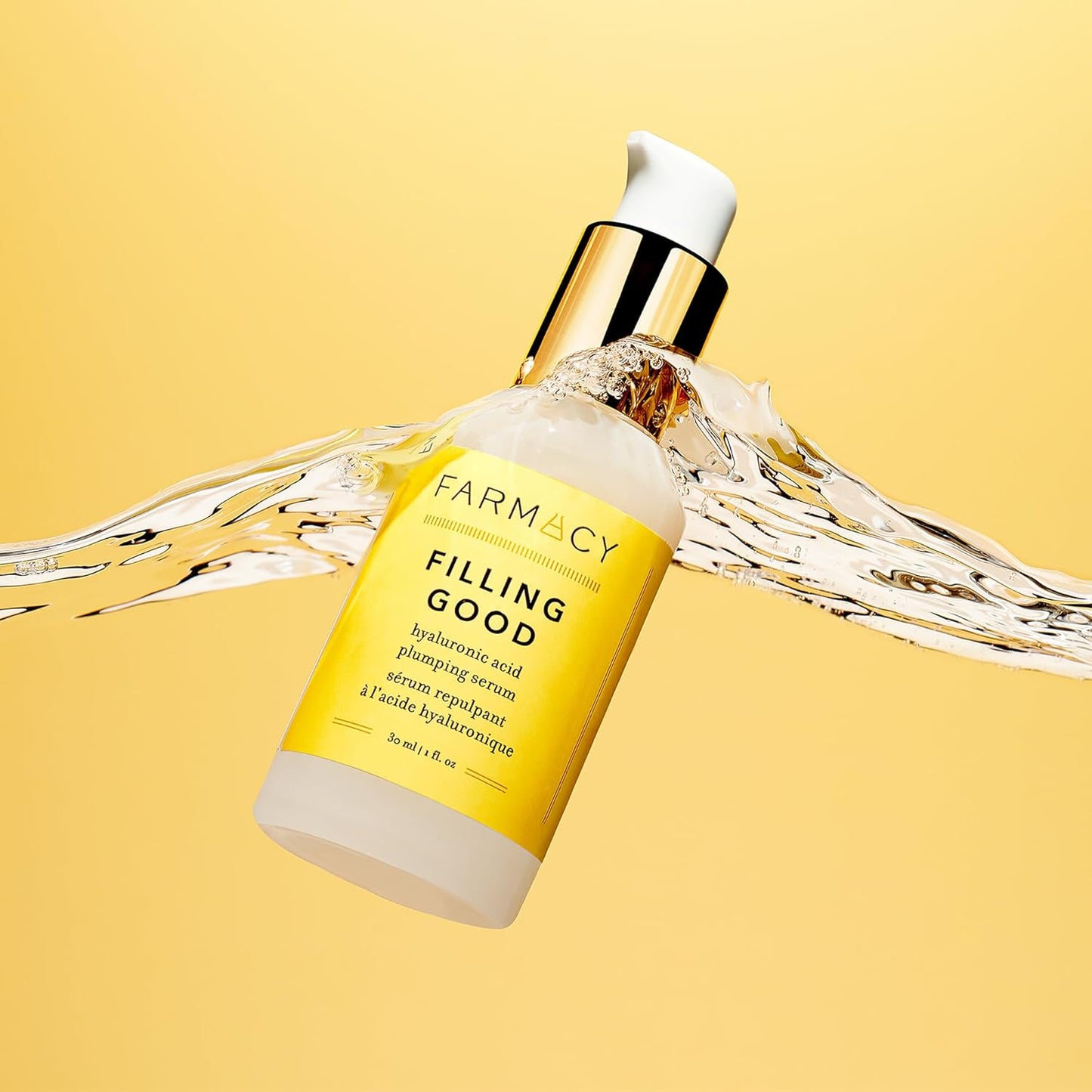 Farmacy Hyaluronic Acid Serum for Face - Filling Good anti Aging Skin Care + Hydrating Face Serum - Plumping + Smoothing Wrinkle Serum to Visibly Firm Skin for a Youthful Complexion (30Ml)