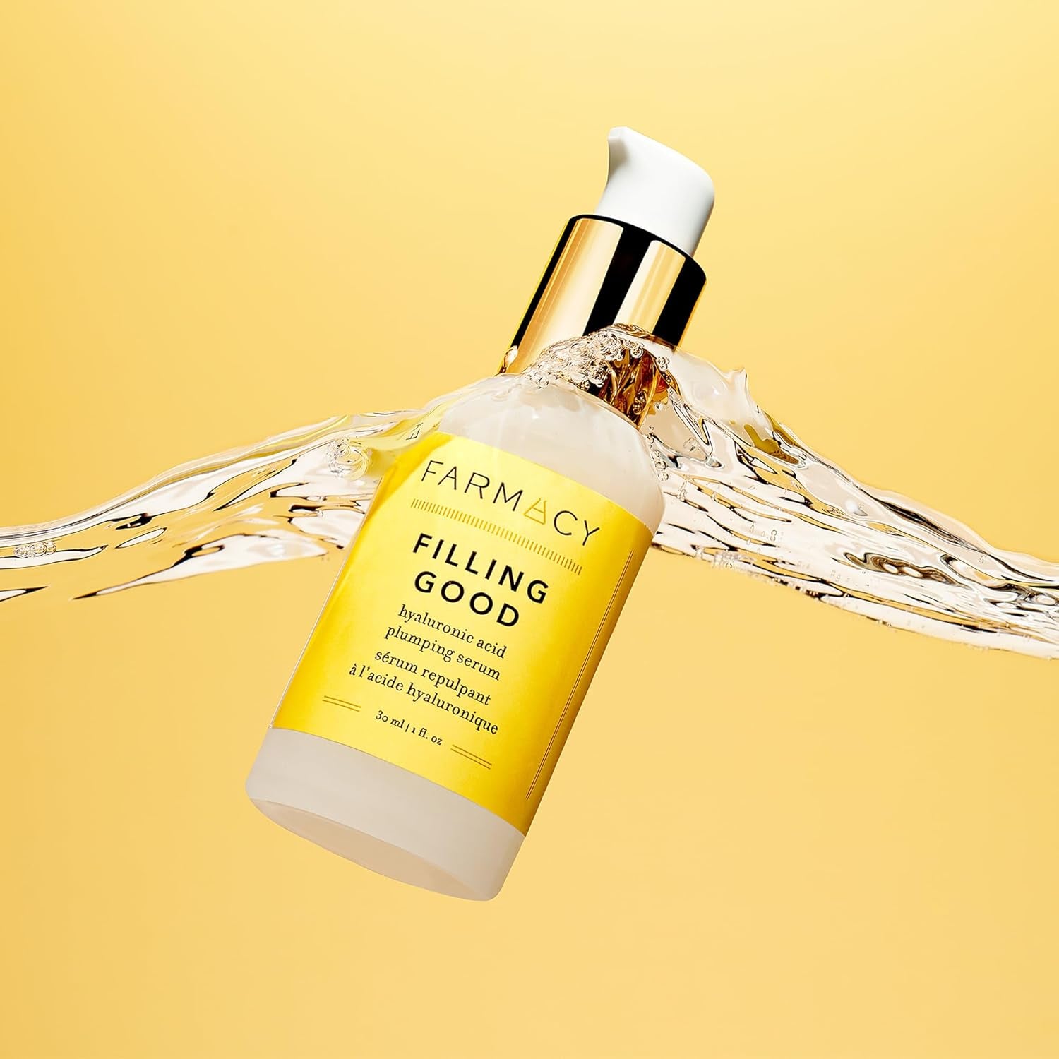 Farmacy Hyaluronic Acid Serum for Face - Filling Good anti Aging Skin Care + Hydrating Face Serum - Plumping + Smoothing Wrinkle Serum to Visibly Firm Skin for a Youthful Complexion (30Ml)