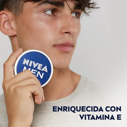 NIVEA MEN Creme (1 X 150 Ml), Crema Para Hombres, Crema Para Cara, Crema Corporal Hidratante, Crema Multiusos Hidratante Para El Cuidado De La Piel Masculina (Packung Mit 2)