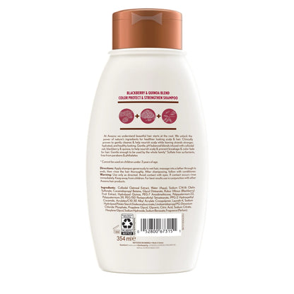 Blackberry & Quinoa Strengthening Shampoo for Color-Treated Hair, 12 Fl Oz