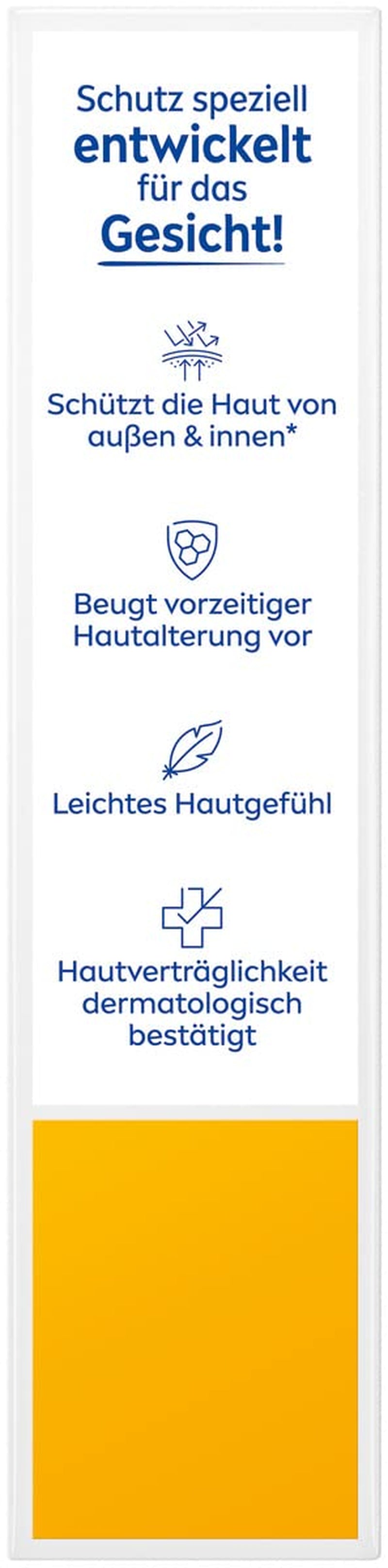 NIVEA SUN UV Gesicht Mattierender Sonnenschutz LSF 50 (50 Ml), Nicht Fettende Sonnencreme Für Das Gesicht, Sofort Wirksame Sonnenmilch Mit Leichter Textur (Packung Mit 2)