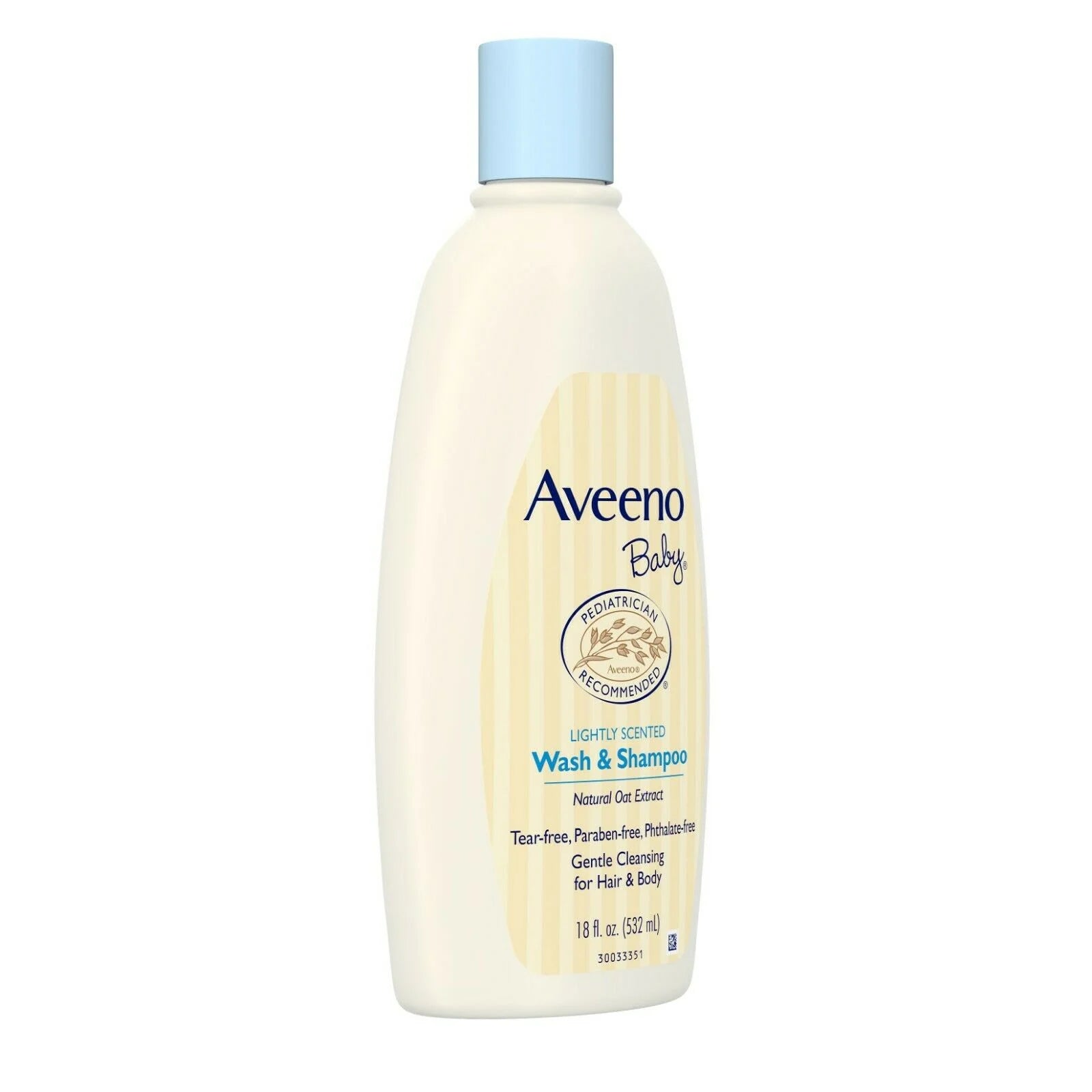 Baby Wash & Shampoo, Lightly Scented, 18 Oz (Pack of 2)