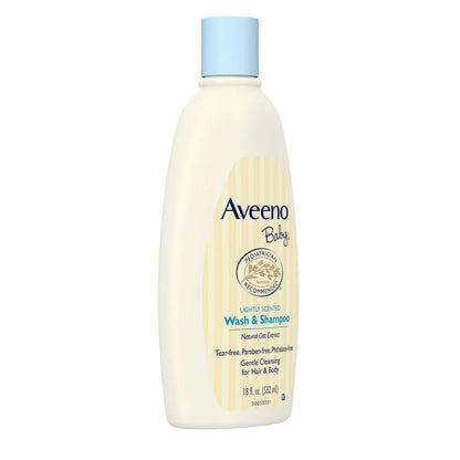Baby Wash & Shampoo, Lightly Scented, 18 Oz (Pack of 2)
