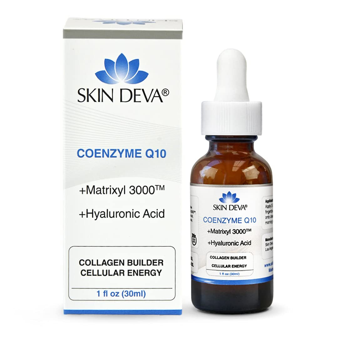 Revitalize Your Skin with SKIN DEVA's Powerful Anti-Aging Serum! 💖✨ Packed with Coenzyme Q10, Matrixyl 3000, and Hyaluronic Acid for Youthful Glow! #SkincareGoals #AntiAging