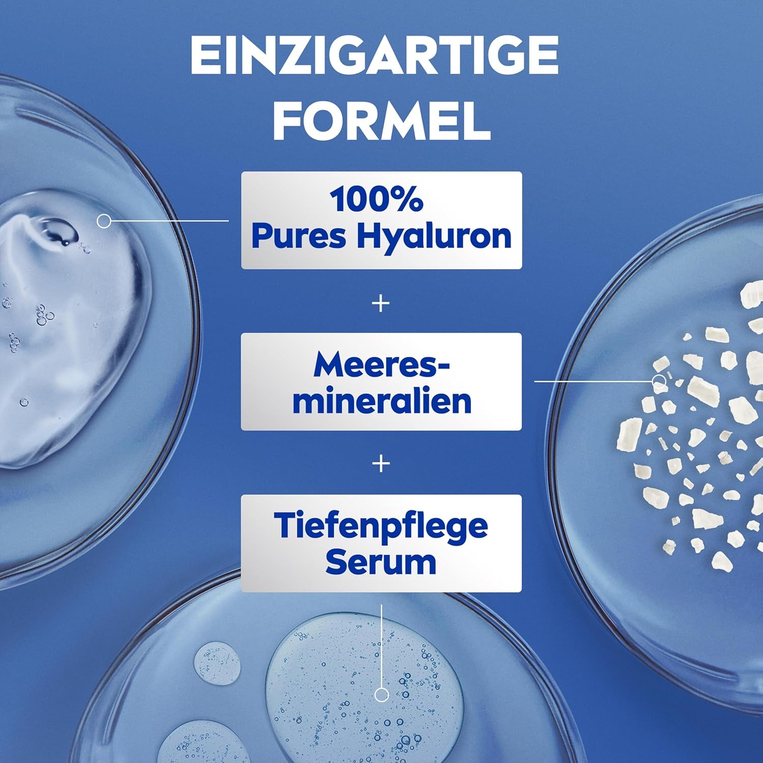 NIVEA Express Body Lotion, Extra Schnell Einziehende Körperlotion, Körpercreme Mit Purem Hyaluron, Meeresmineralien Und NIVEA Tiefenpflege Serum (400 Ml)