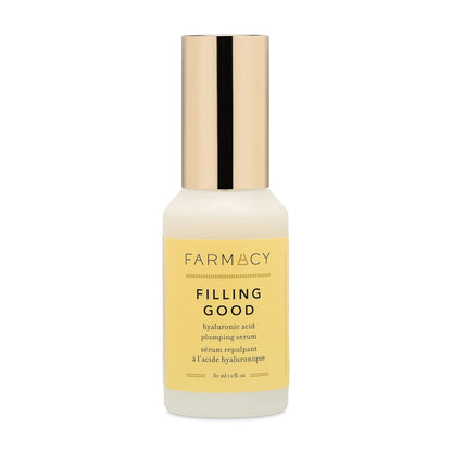Farmacy Hyaluronic Acid Serum for Face - Filling Good anti Aging Skin Care + Hydrating Face Serum - Plumping + Smoothing Wrinkle Serum to Visibly Firm Skin for a Youthful Complexion (30Ml)