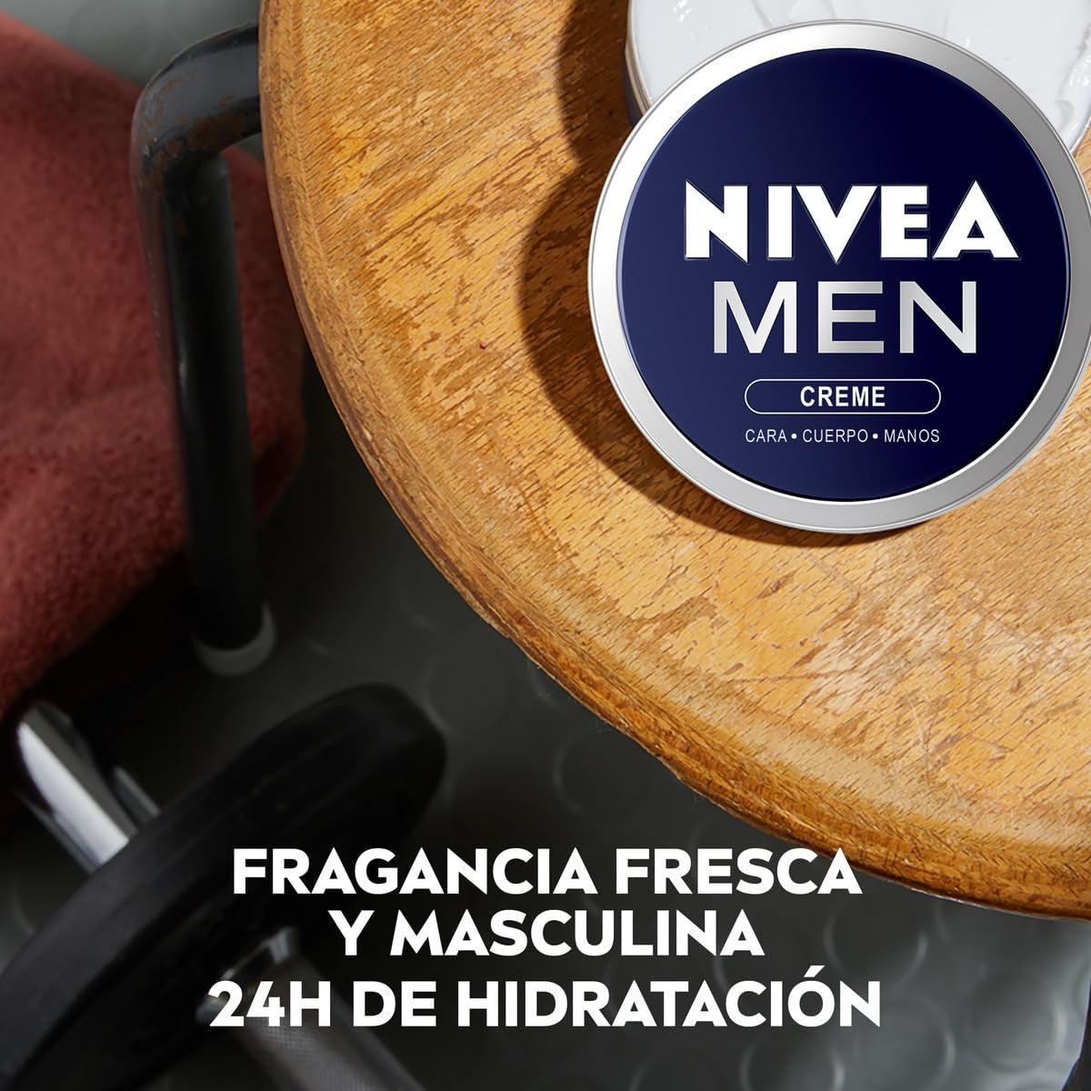 NIVEA MEN Creme (1 X 150 Ml), Crema Para Hombres, Crema Para Cara, Crema Corporal Hidratante, Crema Multiusos Hidratante Para El Cuidado De La Piel Masculina (Packung Mit 2)
