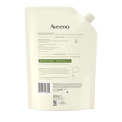Daily Moisturizing Body Wash + Prebiotic Oat Refill, 36 Fl. Oz