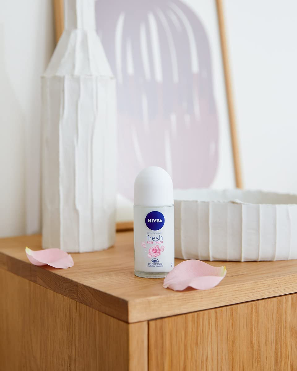 NIVEA Rose Touch 48 H Antitranspirant Im Kugel Für Damen 50 Ml