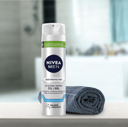NIVEA NIVEA MEN Rasiergel Silver Protect 200 Ml
