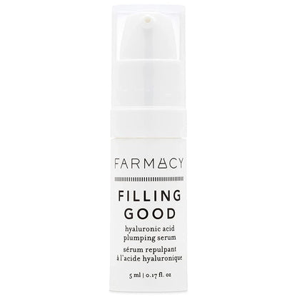 Farmacy Hyaluronic Acid Serum for Face - Filling Good anti Aging Skin Care + Hydrating Face Serum - Plumping + Smoothing Wrinkle Serum to Visibly Firm Skin for a Youthful Complexion (30Ml)
