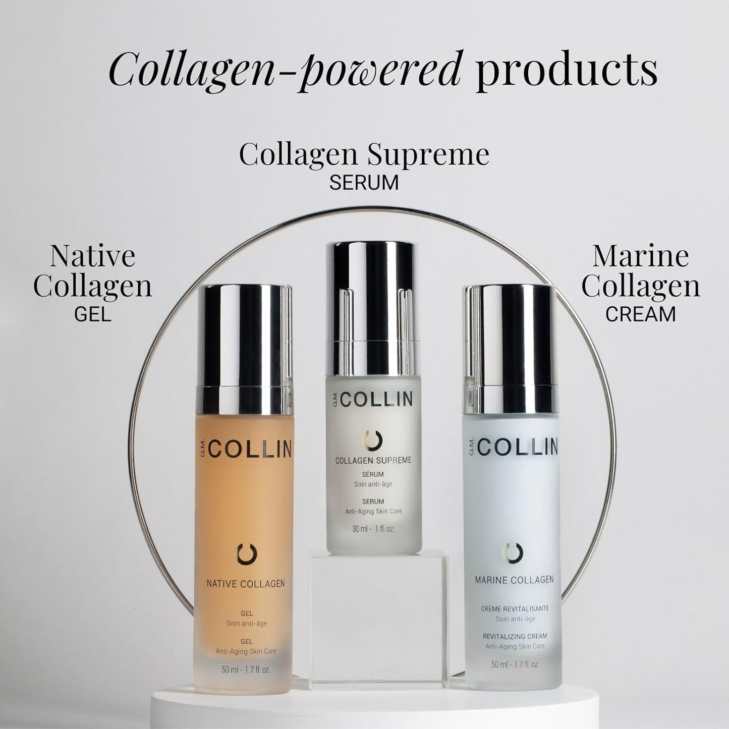 G.M. COLLIN Collagen Supreme Serum | Anti-Aging Hydrating Face Serum with Vegan Collagen for Visibly Reducing Wrinkles and Enhancing Firmness