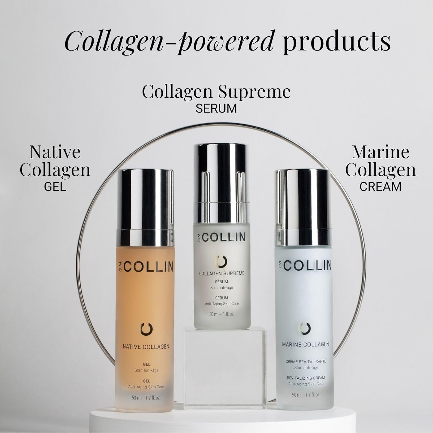 G.M. COLLIN Collagen Supreme Serum | Anti-Aging Hydrating Face Serum with Vegan Collagen for Visibly Reducing Wrinkles and Enhancing Firmness