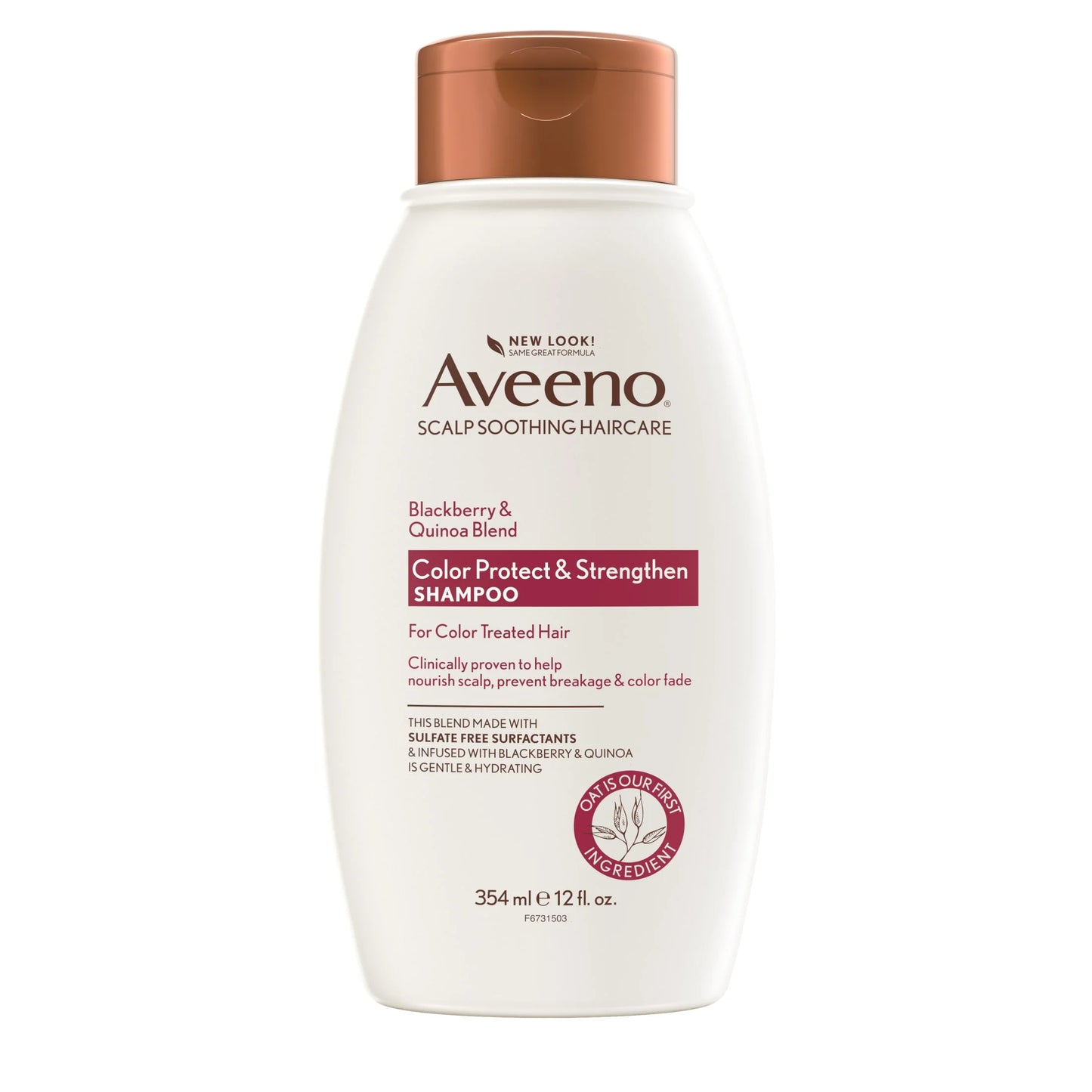 Blackberry & Quinoa Strengthening Shampoo for Color-Treated Hair, 12 Fl Oz