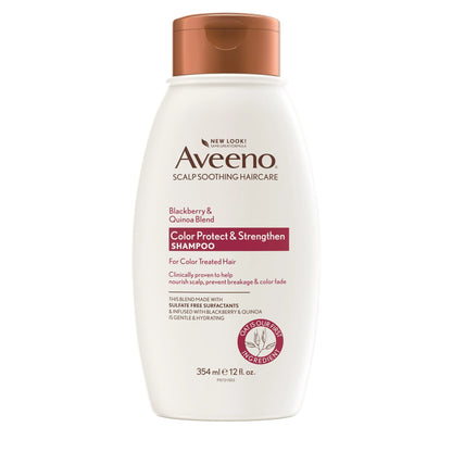 Blackberry & Quinoa Strengthening Shampoo for Color-Treated Hair, 12 Fl Oz