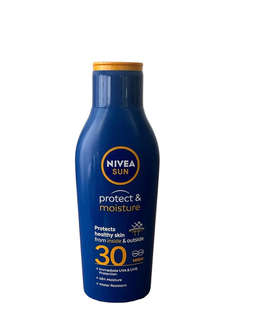 Nivea Sun Protect and Moisture Moisturising Sun Lotion SPF 30-200 Ml