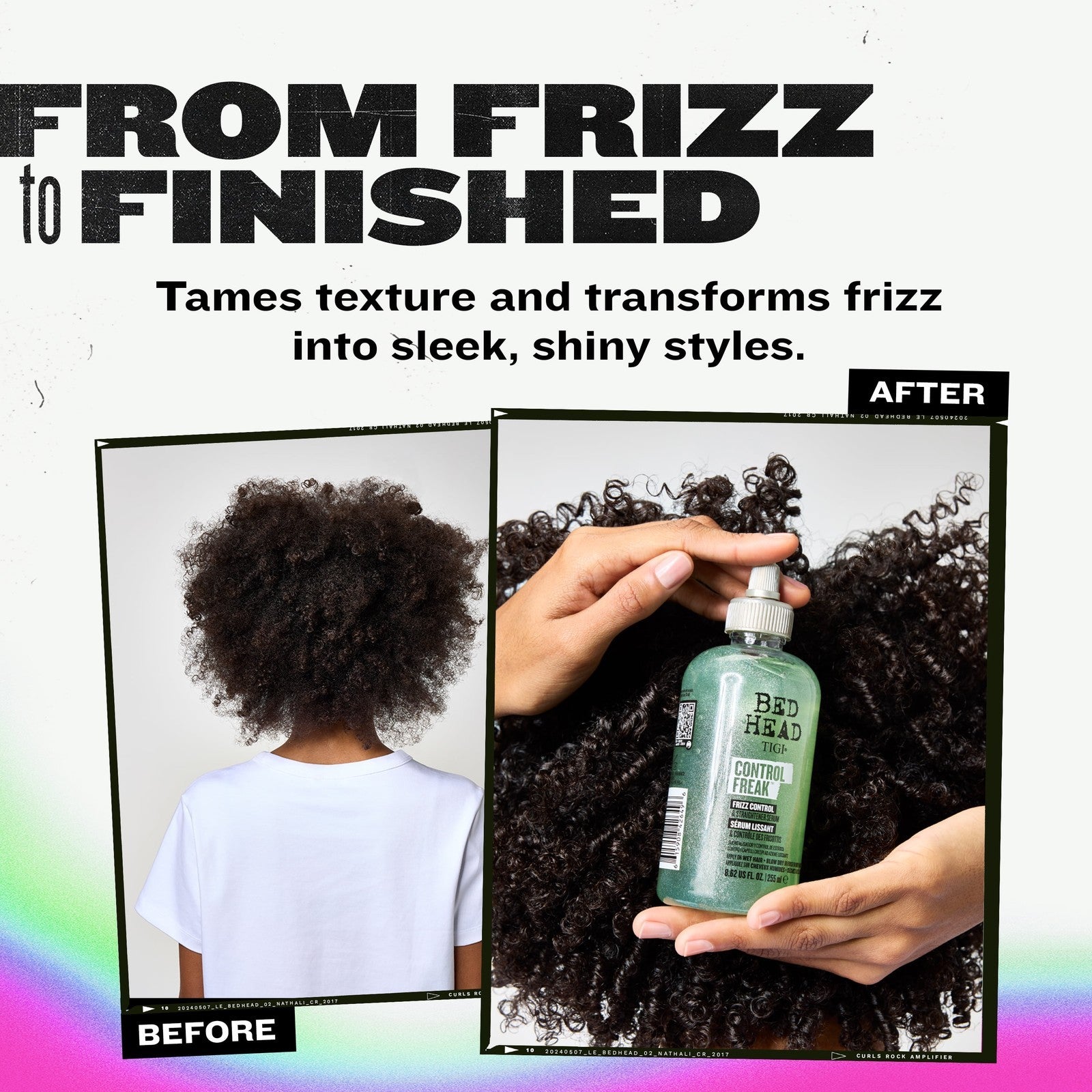 Control Freak Frizz Control & Straightening Serum - Use for Anti-Frizz & Smoothi