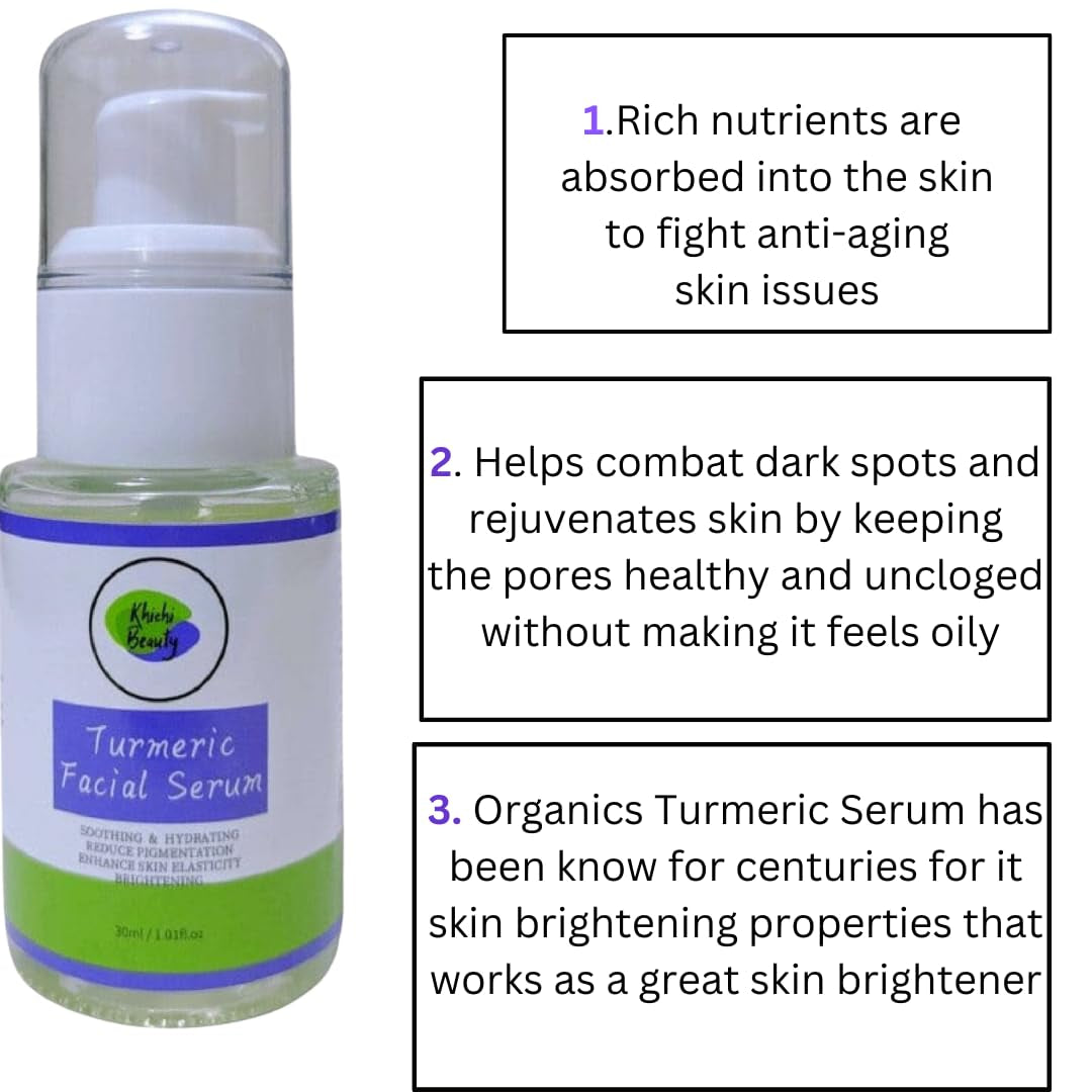Glow Up with Our Turmeric Facial Serum! ✨🌿