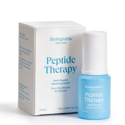 Biorepublic Skincare Multi-Peptide Power Recovery Serum - Balancing Serum to Brighten & Revitalize Skin - Ideal for All Skin Types & 100% Vegan (25 Ml)