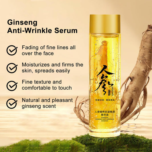 Ginseng Extract Liquid and Peptide Anti-Aging Serum Duo for Firming and Reducing Fine Lines (2PCS)