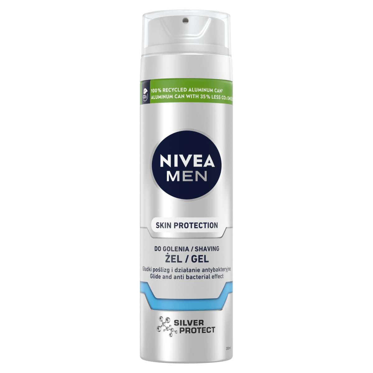 NIVEA NIVEA MEN Rasiergel Silver Protect 200 Ml
