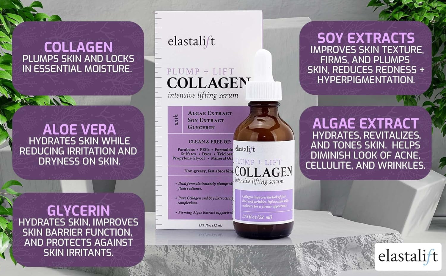 Elastalift Collagen Serum: Enhance Skin Firmness, Lift, and Hydration for a Youthful Appearance
