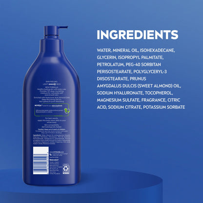 Essentially Enriched Body Lotion for Dry Skin with Hyaluronic Acid and Almond Oil, 20 Fl Oz