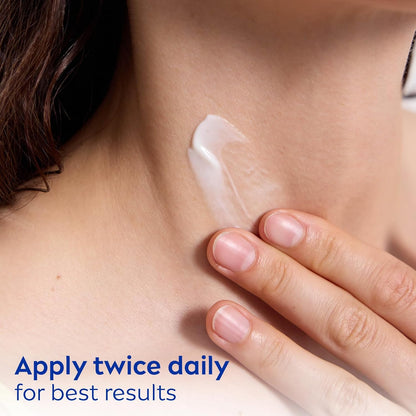NIVEA Skin Firming & anti Wrinkle Neck & Chest Cream with Coenzyme Q10, Creatine and Provitamin B5, Skin Firming Cream Reduces the Look of Fine Lines and Wrinkles, 6.7 Oz Tube