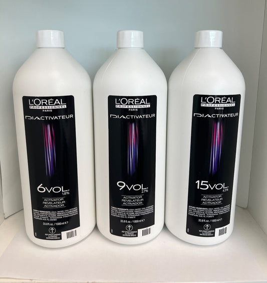 Loreal Diactivateur Developer 6, 9, 15 Volume You Choose!