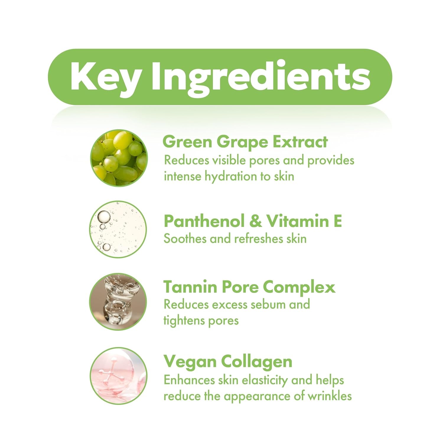 WELCOS FRUDIA Green Grape Pore Control Serum | Pore Minimizer with GG Extract, Tannin Pore Complex & anti Sebum P | Korean Skin Care for Sensitive Skin | Hydrating Serum (1.76 Fl Oz)