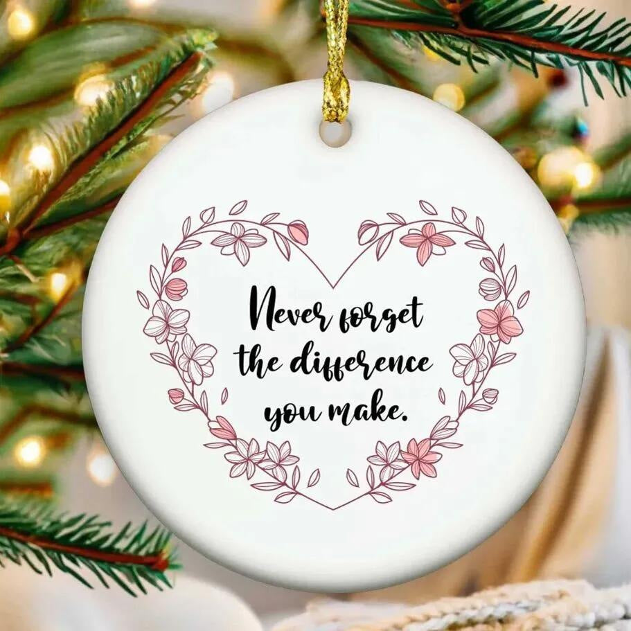 Creative Acrylic Car Rearview Mirror Christmas Ornaments